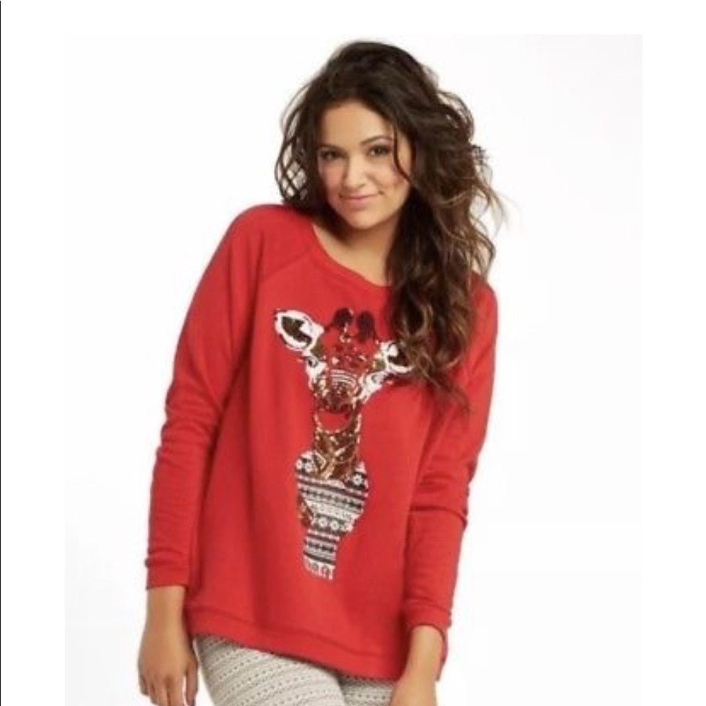 Bethany Mota Giraffe Sweater Size XS Like New